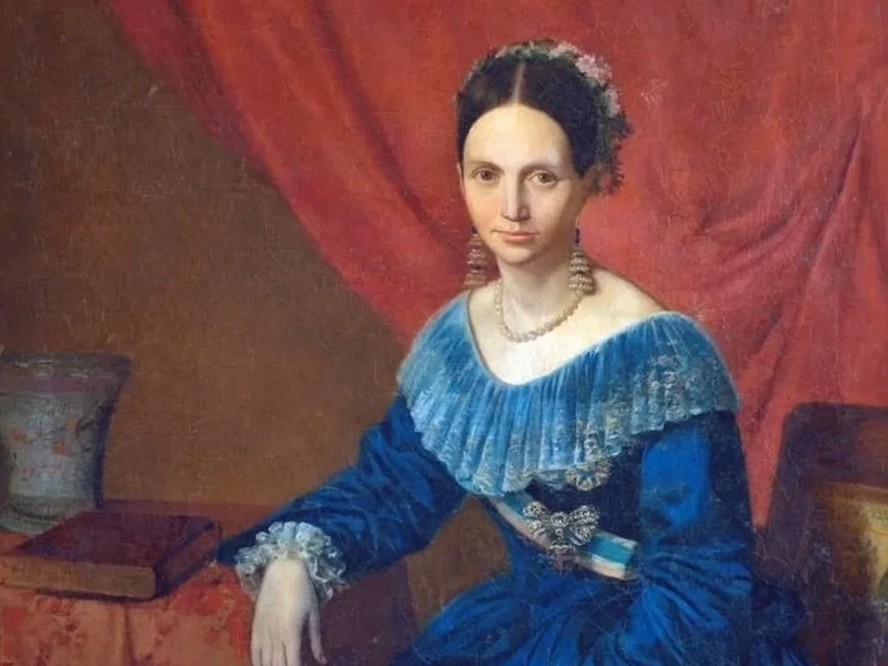 1828-José Rodrigues - Ritratto di Isabel Maria de Braganza, Infanta del Portogallo